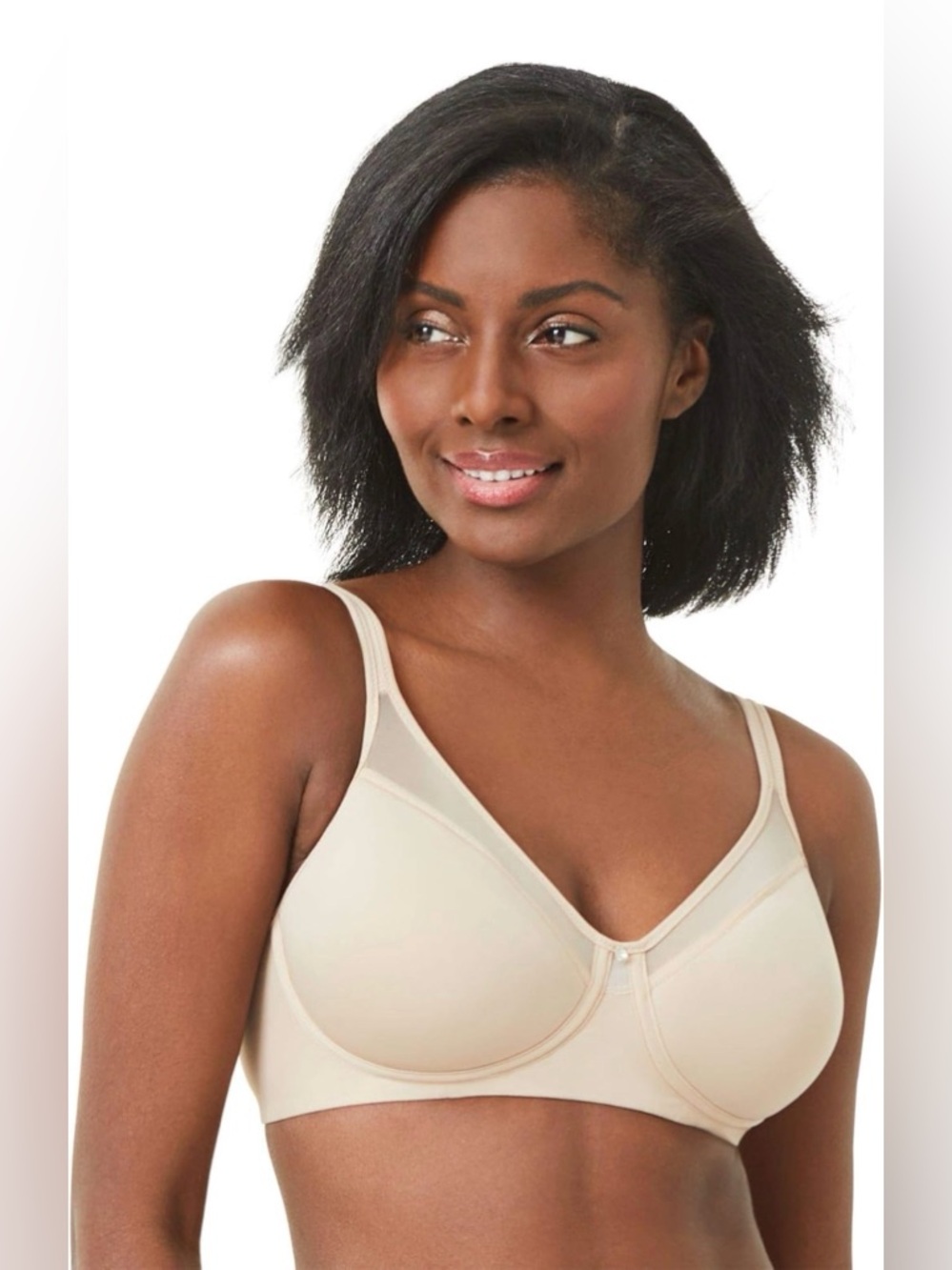 Bali Women's One Smoothing U Ultra Lite Spacer Wireless breathable Bra. R14B